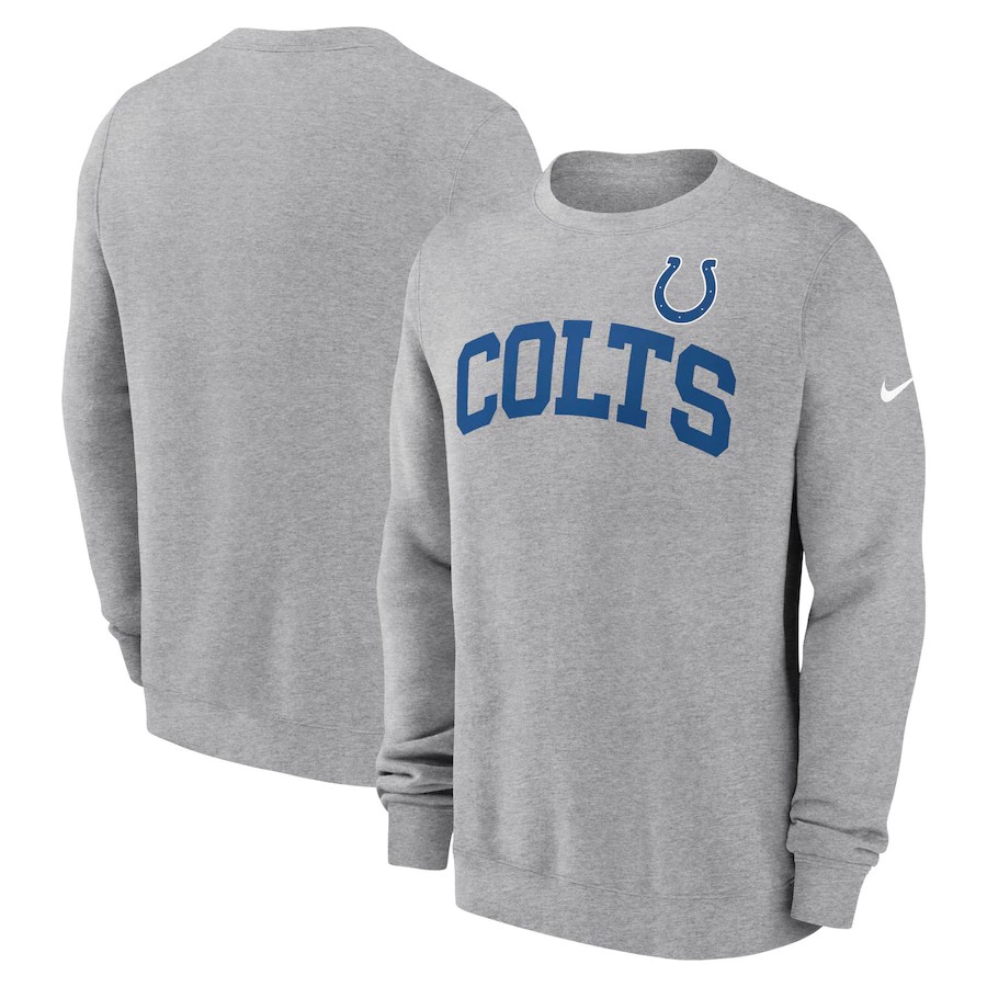 Men Indianapolis Colts grey style 23 NFL 2024 hoodie
